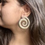 Spiral bold earrings