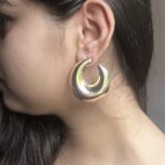Statement arc earrings