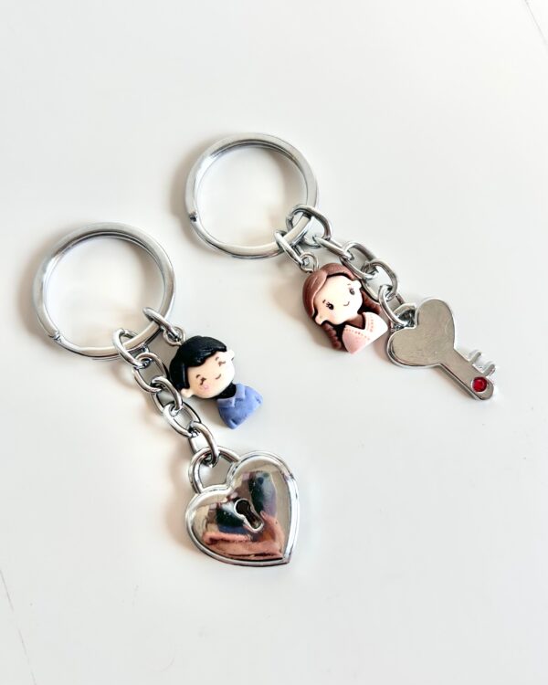 Matching Simpl Keychains Lock and Key matching keychains – makeusparkle.com