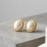 Vintage Oval Studs